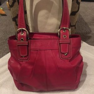 Coach purse - red